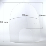 Touring motorcycle windshield_SUZUKI_VL 1500_wymiar02a