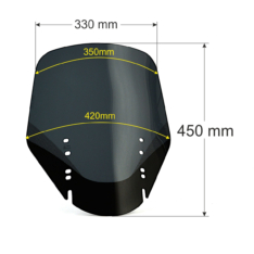 Szyba do V-Strom DL 650 2004-2011 niska