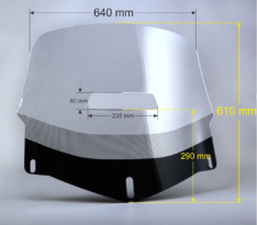 Szyba do Gold Wing GL-1800 2001-2017 (wlot)