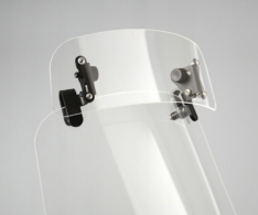 Deflektor 30x10cm motocyklowy uniwersalny – C-SHAPE