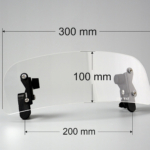 DEFLEKTOR MOTOCYKLOWY 30X10 BEZBARWNY – 3 – NEW WAY