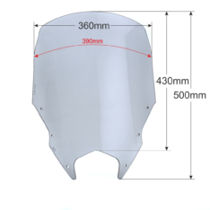 Szyba do FZ8 Fazer 800 2009-2015