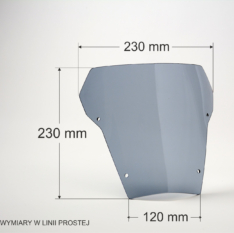 Szyba do XT660X, XT660R standard