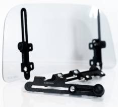 Adapter do deflektora motocyklowego
